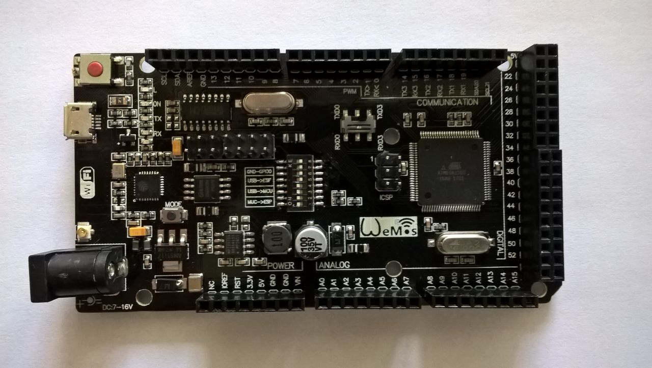 Arduino mega and esp8266 - 01