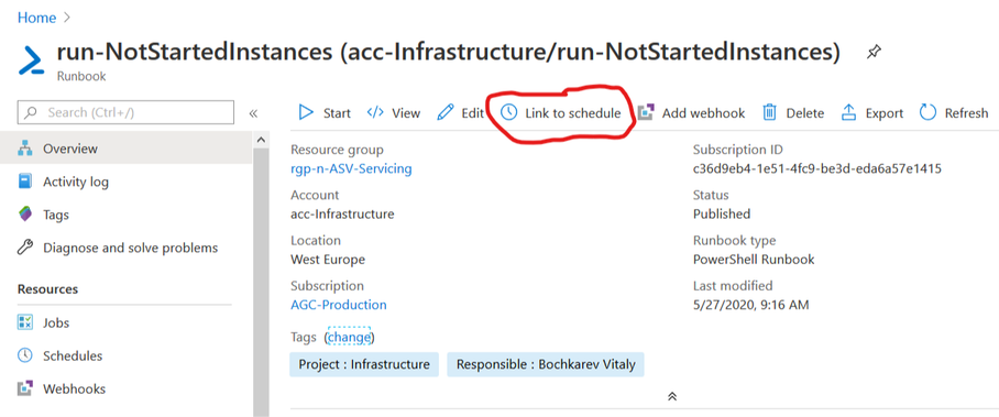 Check not started Azure instances - 25