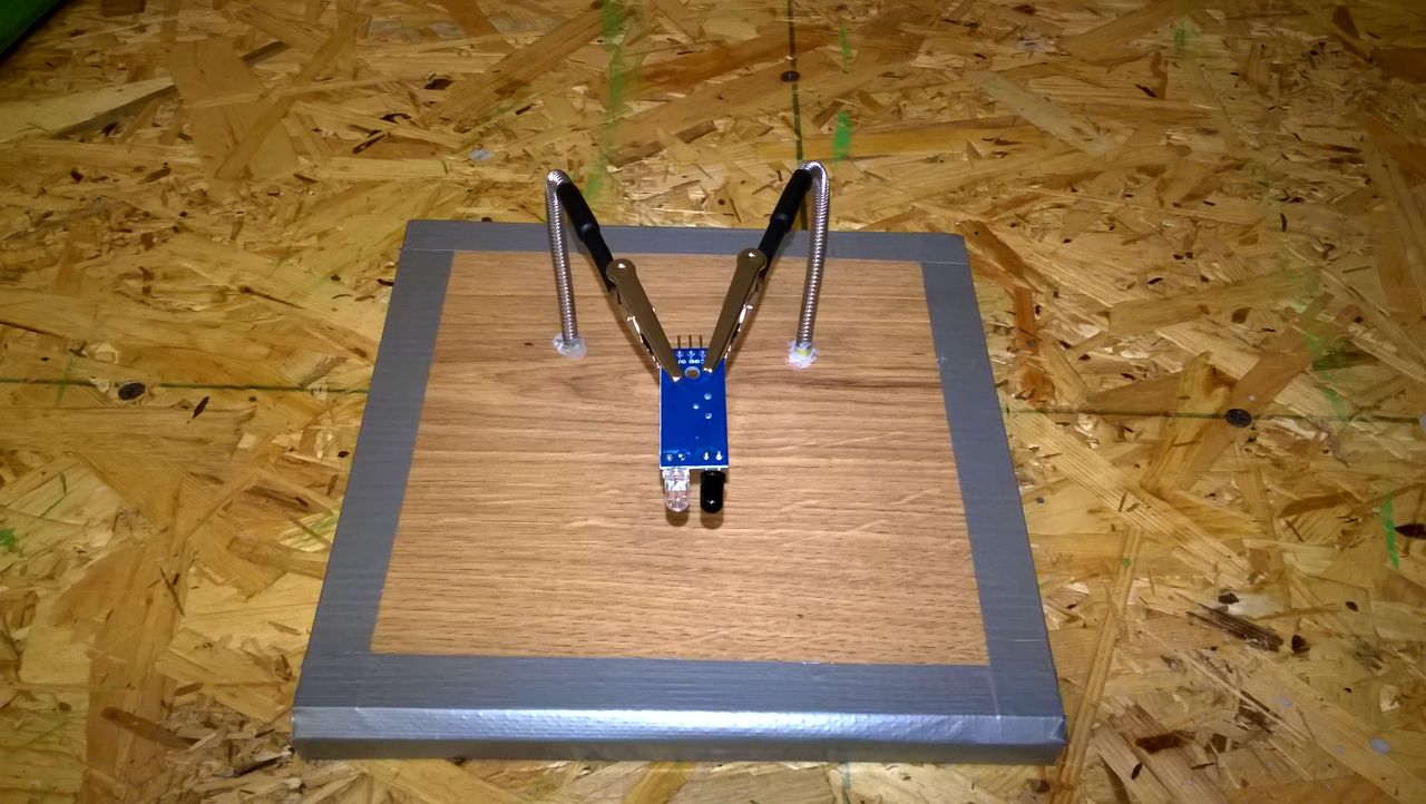 Self-made table for soldering